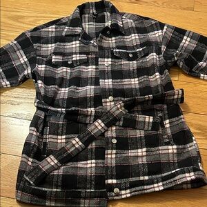 Windsor Black and White Plaid Jacket